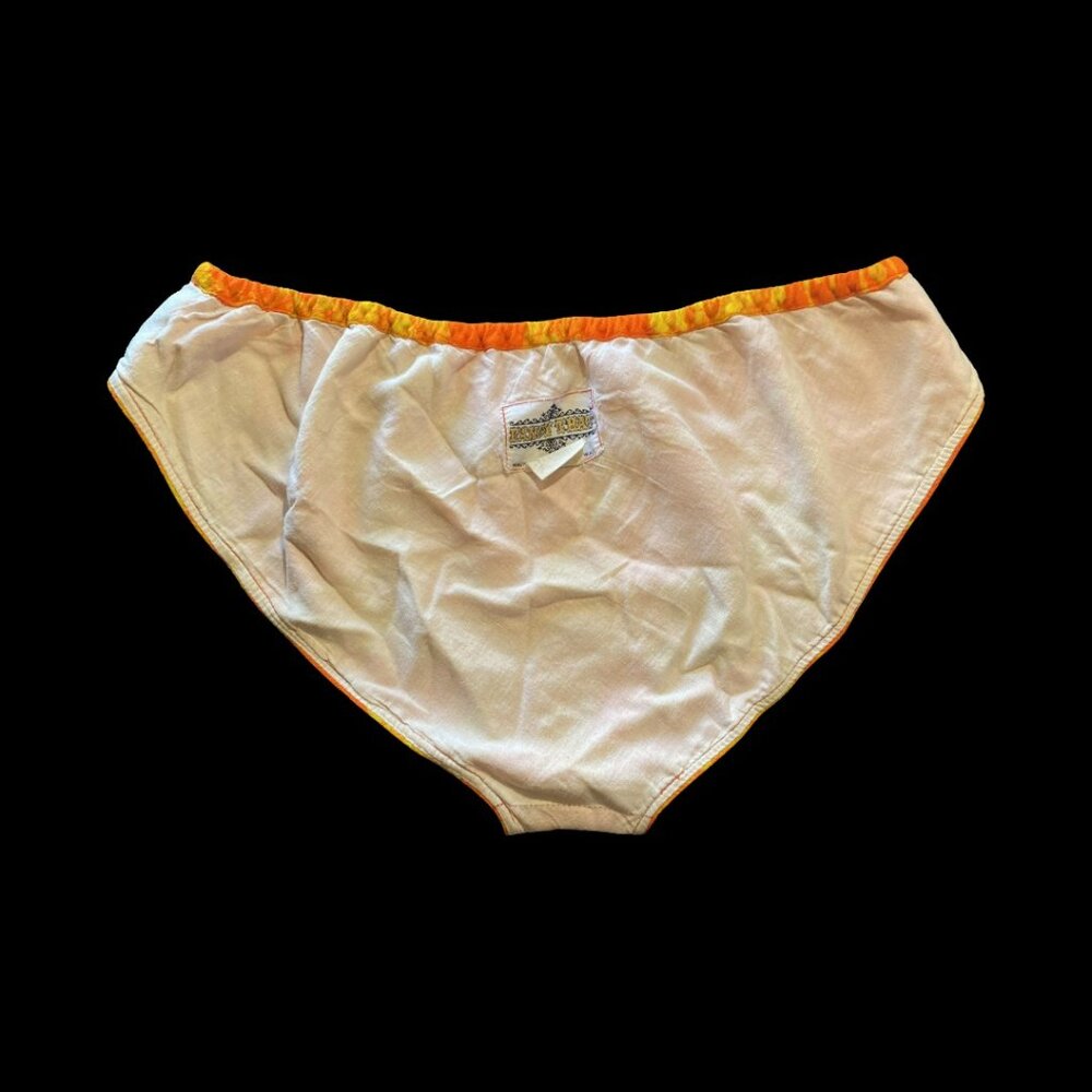 Rare VTG Fancy That Sz 14 Bikini Hawaiian Triangle Top Full Booty '60s Vibes - Picture 8 of 12
